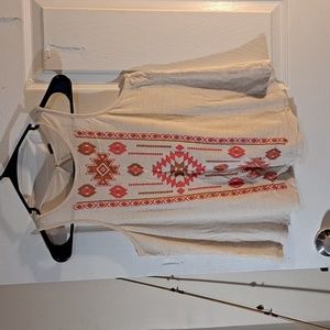 Tank top tribal print
